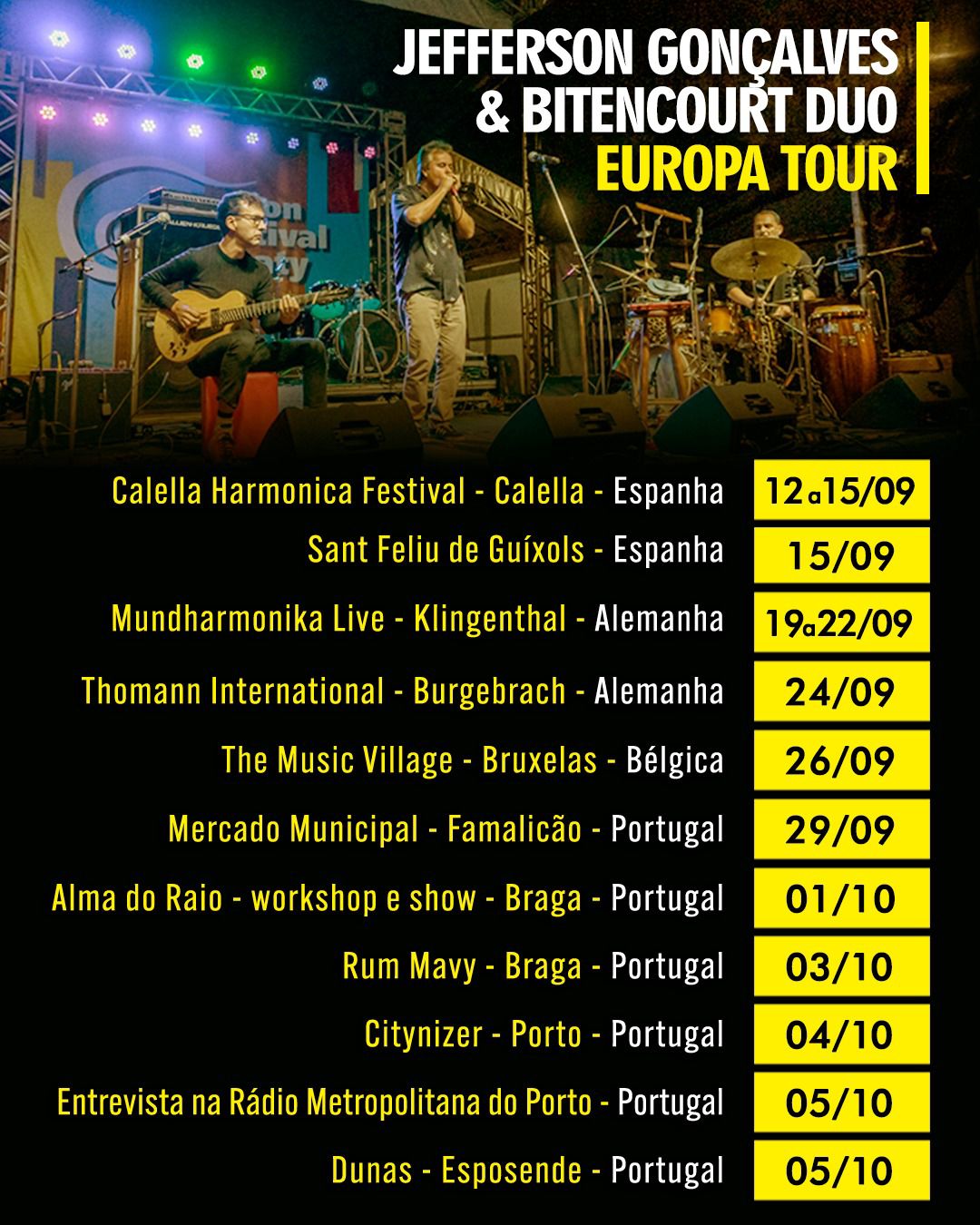 Jefferson Gonçalves & Bitencourt Duo Europa Tour